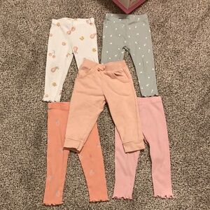Kids' Assorted Color Leggings pants Set